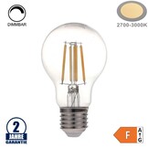 4W LED FILAMENT E27 A60 Birne Glas 470 Lumen Warmweiß Dimmbar