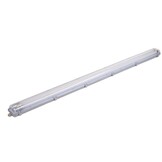 44W LED Feuchtraum/-Wannenleuchte inkl. Röhren SET 150cm zweiflammig IP65 Kaltweiß