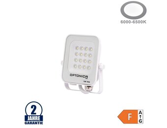 10W LED SMD Fluter weißes Gehäuse Kaltweiß