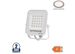20W LED SMD Fluter weißes Gehäuse Neutralweiß