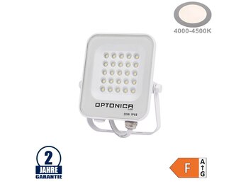 20W LED SMD Fluter weißes Gehäuse Neutralweiß