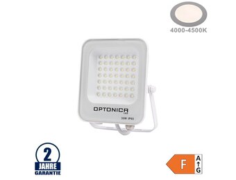 30W LED SMD Fluter weißes Gehäuse Neutralweiß