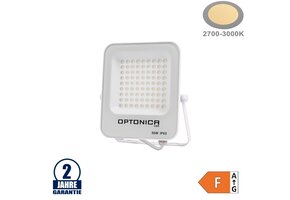 50W LED SMD Fluter weißes Gehäuse Warmweiß