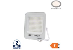 100W LED SMD Fluter weißes Gehäuse Neutralweiß