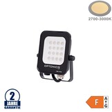 10W LED SMD Fluter schwarzes Gehäuse Warmweiß