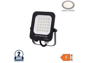 20W LED SMD Fluter schwarzes Gehäuse Neutralweiß