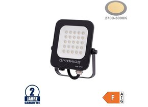 20W LED SMD Fluter schwarzes Gehäuse Warmweiß