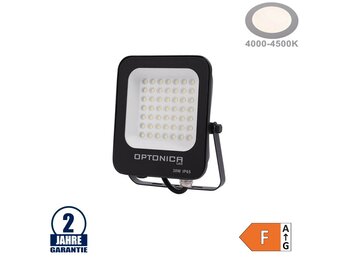 30W LED SMD Fluter schwarzes Gehäuse Neutralweiß