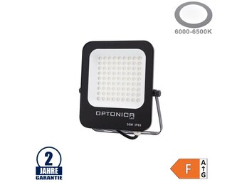 50W LED SMD Fluter schwarzes Gehäuse Kaltweiß