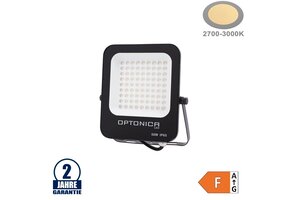 50W LED SMD Fluter schwarzes Gehäuse Warmweiß