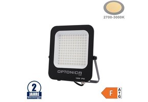 100W LED SMD Fluter schwarzes Gehäuse Warmweiß