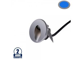 1,3W LED Mini Wandleuchte 24V IP44 Blau