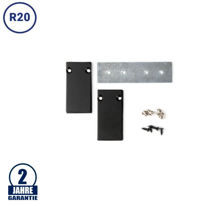 Endkappen für 48V Stromschiene R20 Magnetic Line Schwarz