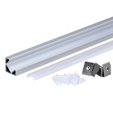 LED Profil 45° Winkel eloxiert 2m SET OP