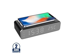 Digitaler Wecker mit Wireless Charging Funktion für Smartphones