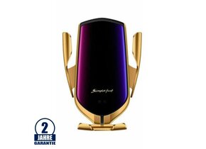 Smartphone Wireless Charging Station fürs Auto Gold