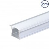 LED Profil PDS2 Einbau eloxiert 2m SET OP