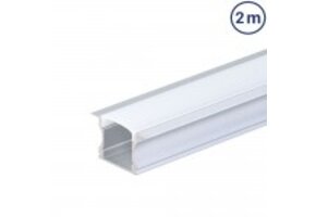 LED Profil PDS2 Einbau eloxiert 2m SET OP