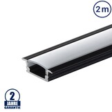 LED Profil Einbau Schwarz 2m SET OP