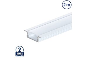 LED Profil Einbau Weiß 2m SET OP