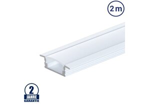 LED Profil Einbau Weiß 2m SET OP