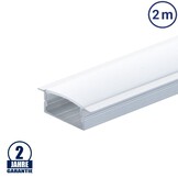 LED Profil PDS3 Einbau eloxiert 2m SET OP