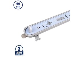 T8 LED Wanneleuchte für 60 cm 1 Röhre IP65
