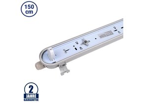 T8 LED Wannenleuchten für 150 cm 1 Röhre IP65