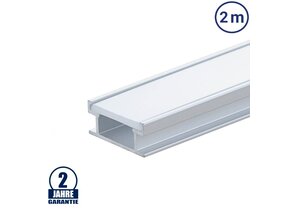 LED Profil Boden Einbau eloxiert 2m SET OP