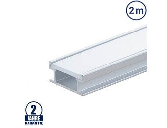 LED Profil Boden Einbau eloxiert 2m SET OP
