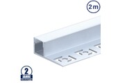 LED Fliesenprofil Abschluss eloxiert 2m SET OP