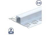 LED Fliesenprofil Mitte eloxiert 2m SET OP