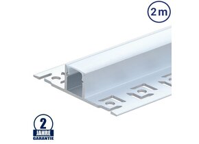 LED Fliesenprofil Mitte eloxiert 2m SET OP