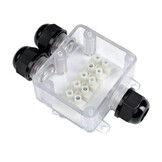 Kabelverbindungsdose mit 3 Kabeleinlässen 250/450V 16/24A IP68