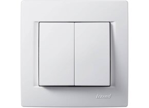 Doppelschalter KARINA weiß 250V/10A
