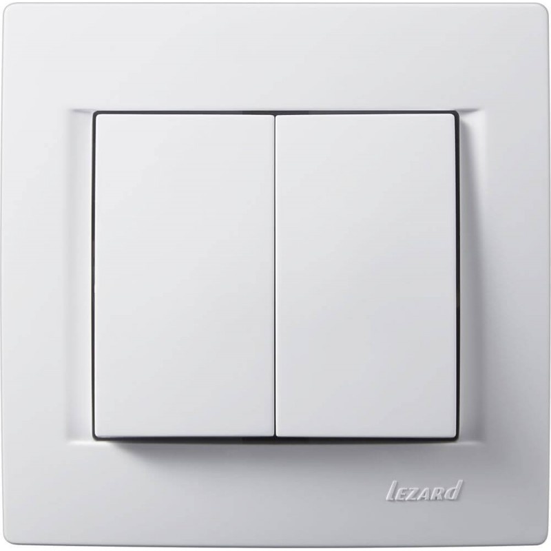 Doppelschalter KARINA weiß 250V/10A