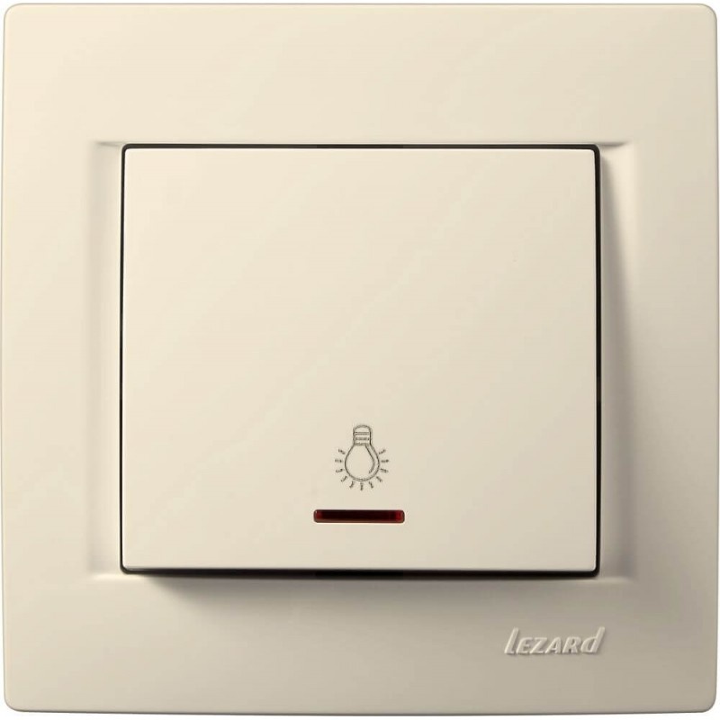 Lichttaster KARINA cremeweiß 250V/10A