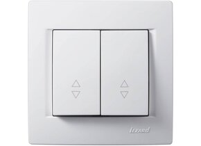 Doppelwechselschalter KARINA weiß 250V/10A