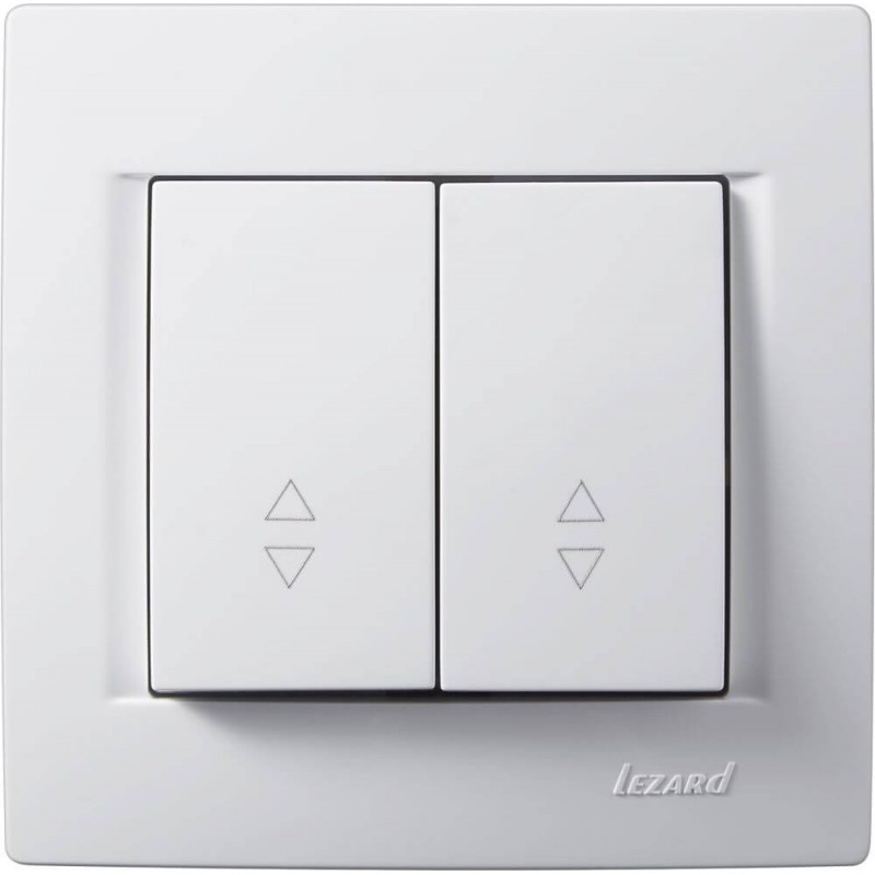 Doppelwechselschalter KARINA weiß 250V/10A