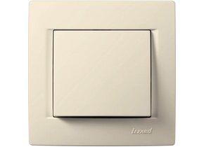 Kreuzschalter KARINA cremeweiß 250V/10A