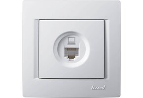 Netzwerkdose KARINA weiß 1-fach CAT5