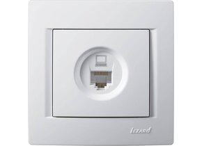 Netzwerkdose KARINA weiß 1-fach CAT5