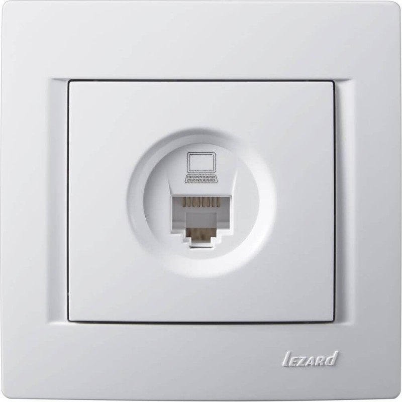 Netzwerkdose KARINA weiß 1-fach CAT5