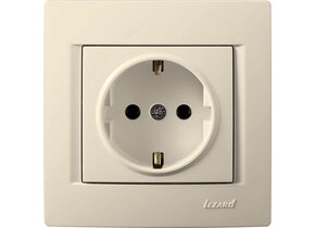 Steckdose KARINA cremeweiß 250V/16A