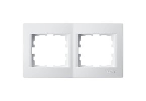 Rahmen 2-fach KARINA weiß