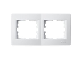 Rahmen 2-fach KARINA weiß