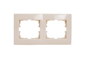 Rahmen 2-fach KARINA cremeweiß