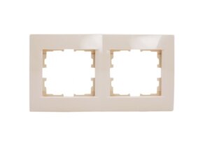 Rahmen 2-fach KARINA cremeweiß
