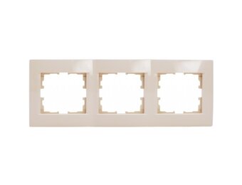 Rahmen 3-fach KARINA cremeweiß