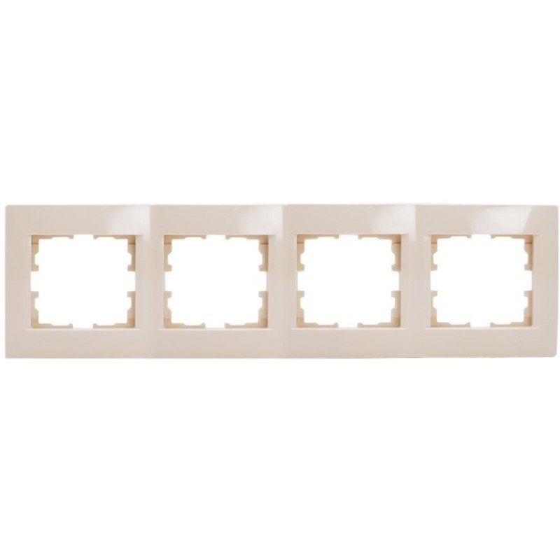 Rahmen 4-fach KARINA cremeweiß